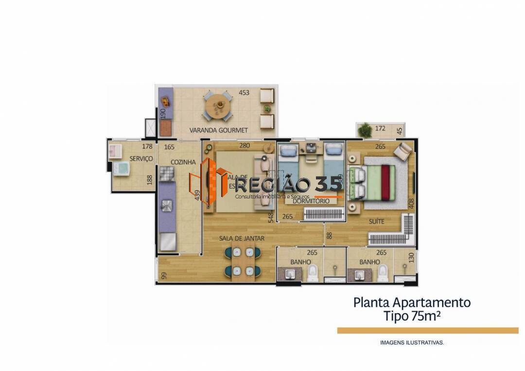 Apartamento à venda com 2 quartos, 75m² - Foto 10