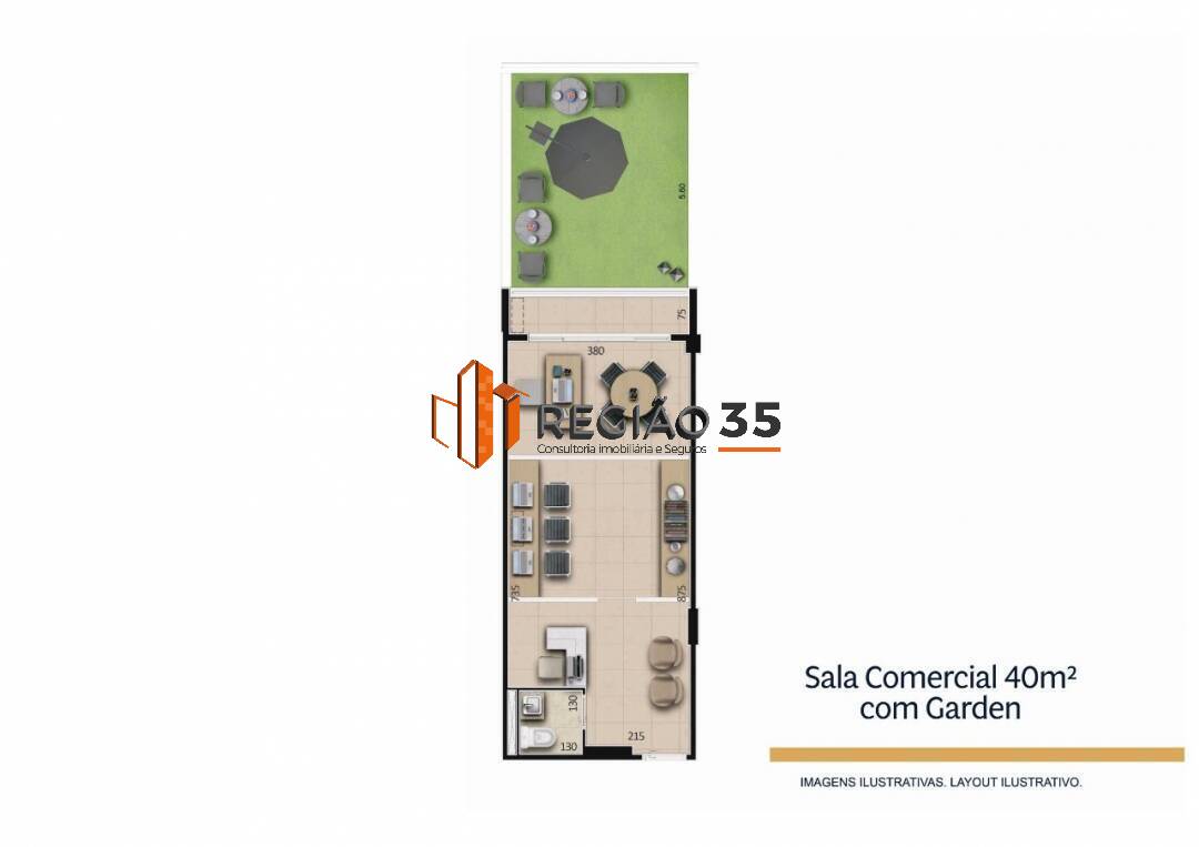 Conjunto Comercial-Sala à venda, 56m² - Foto 11