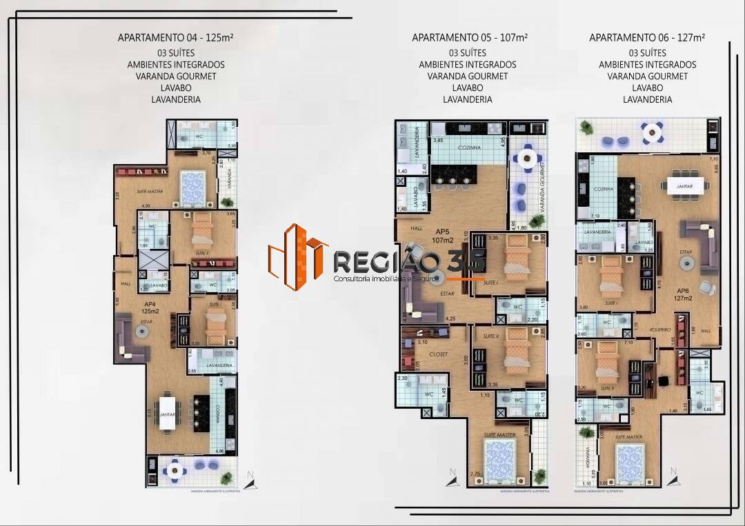 Apartamento à venda com 3 quartos, 107m² - Foto 38