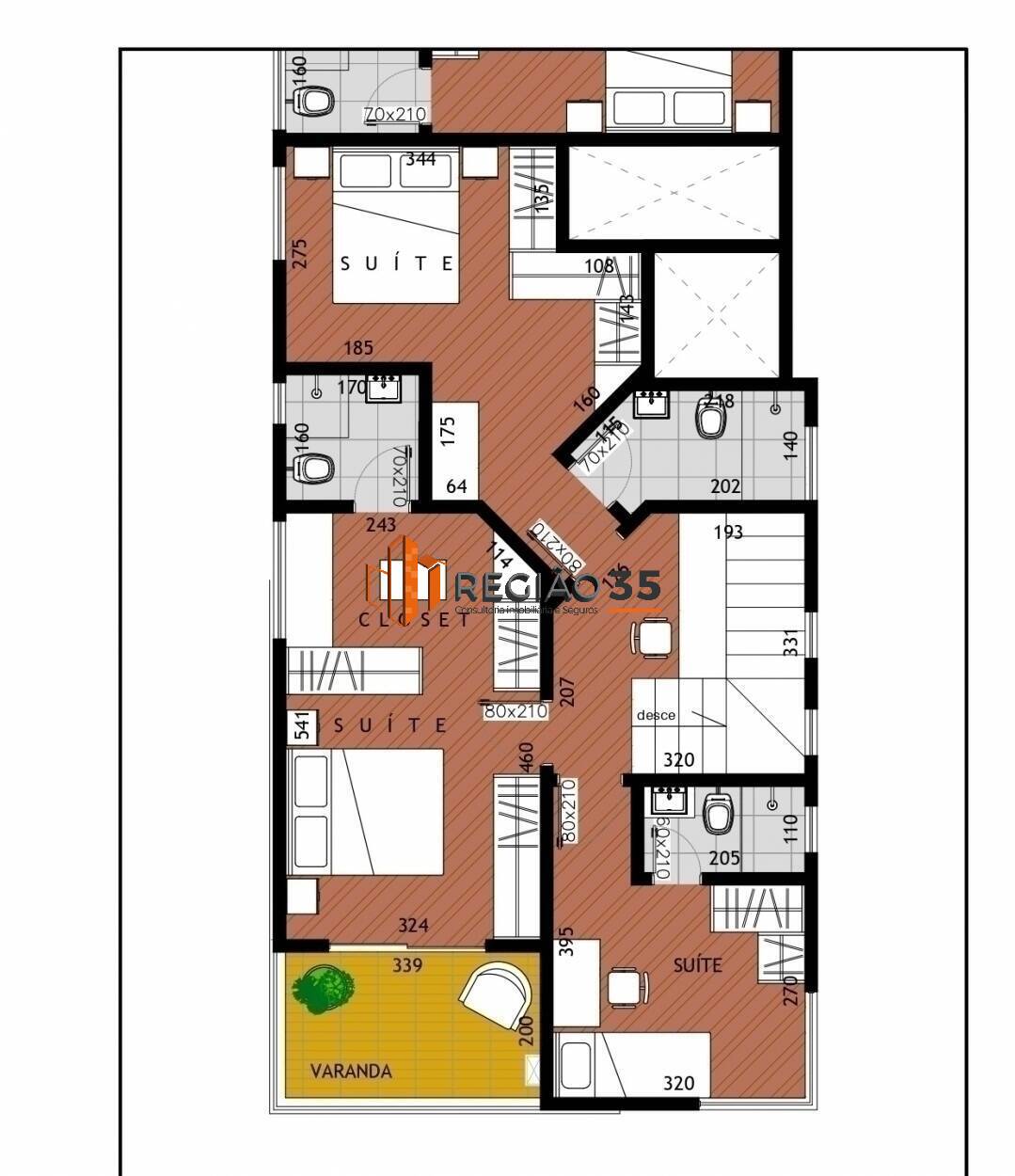 Apartamento à venda com 4 quartos, 166m² - Foto 5